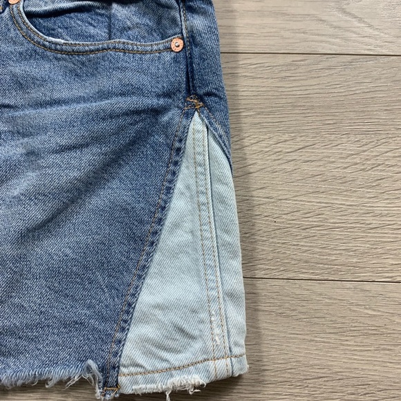 We The Free By Free People Patchwork Mini Denim Skirt - Picture 7 of 14